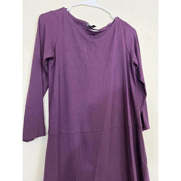 Eileen Fisher Womens 3/4 Quarter Sleeve Blouse Tunic Size XXS Viscose Blend - Picture 3 of 8